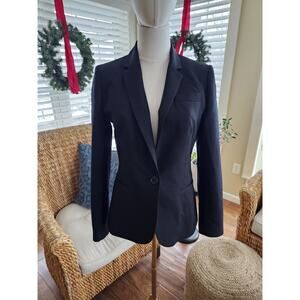 J. Crew Factory Navy Single-Button Blazer